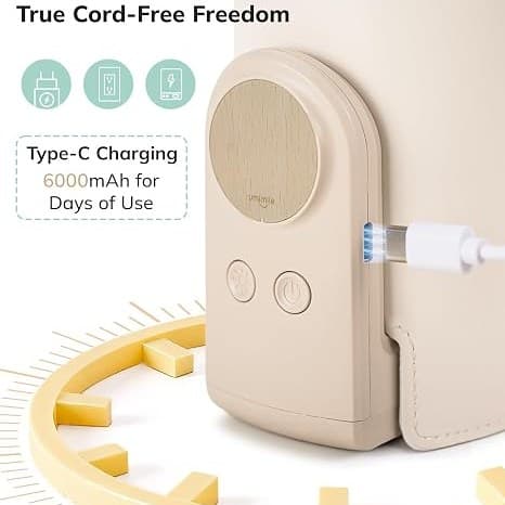 ololiy Portable Baby Bottle Warmer – Wireless Rechargeable Milk Warmer